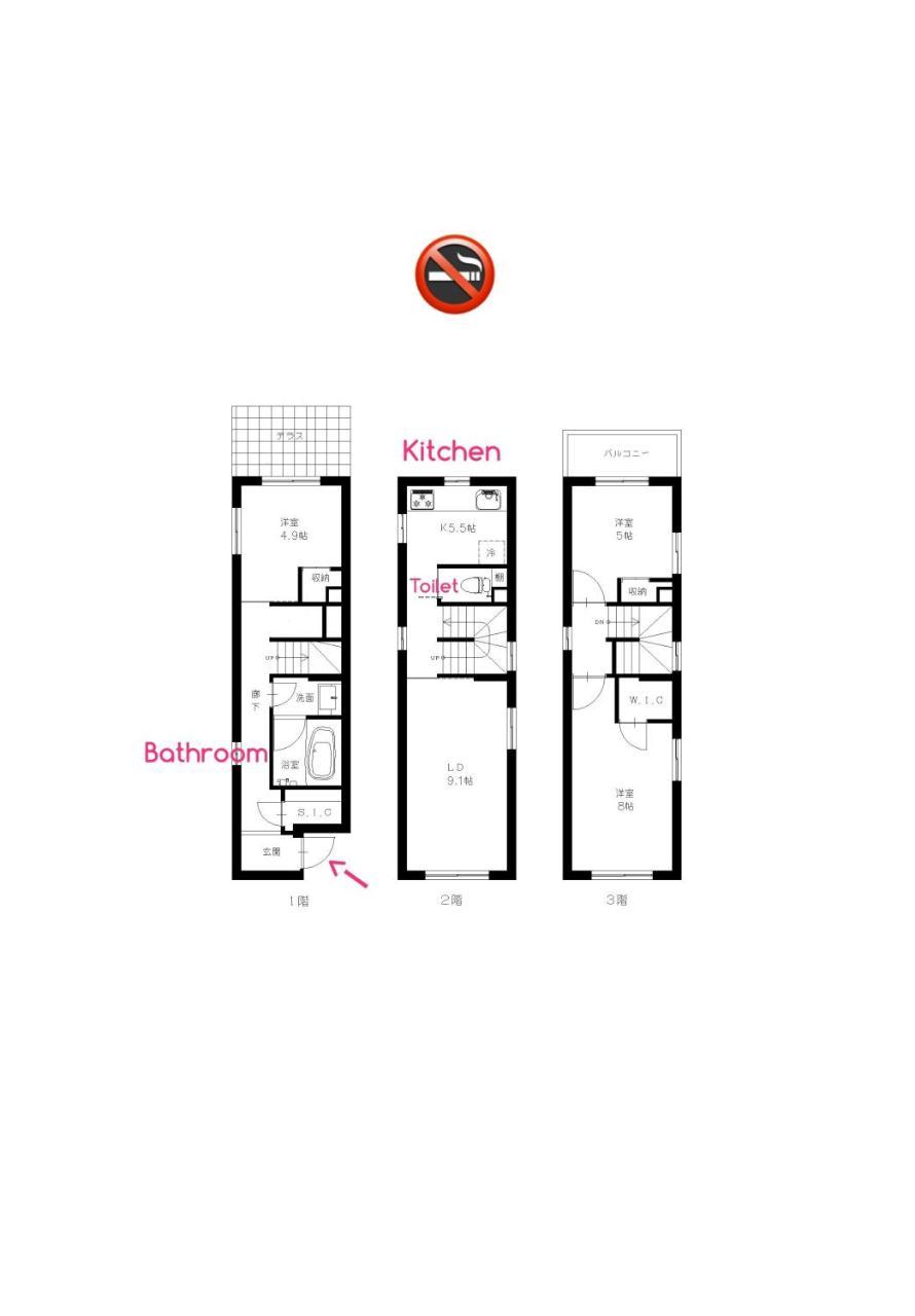 Alo Bnb 1 - Near Ueno, Akihabara, Asakusa - Self Check-In Токио Экстерьер фото